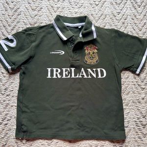 Ireland Polo shirt. Authentic Lansdowne embroidered sports polo Size 5/6